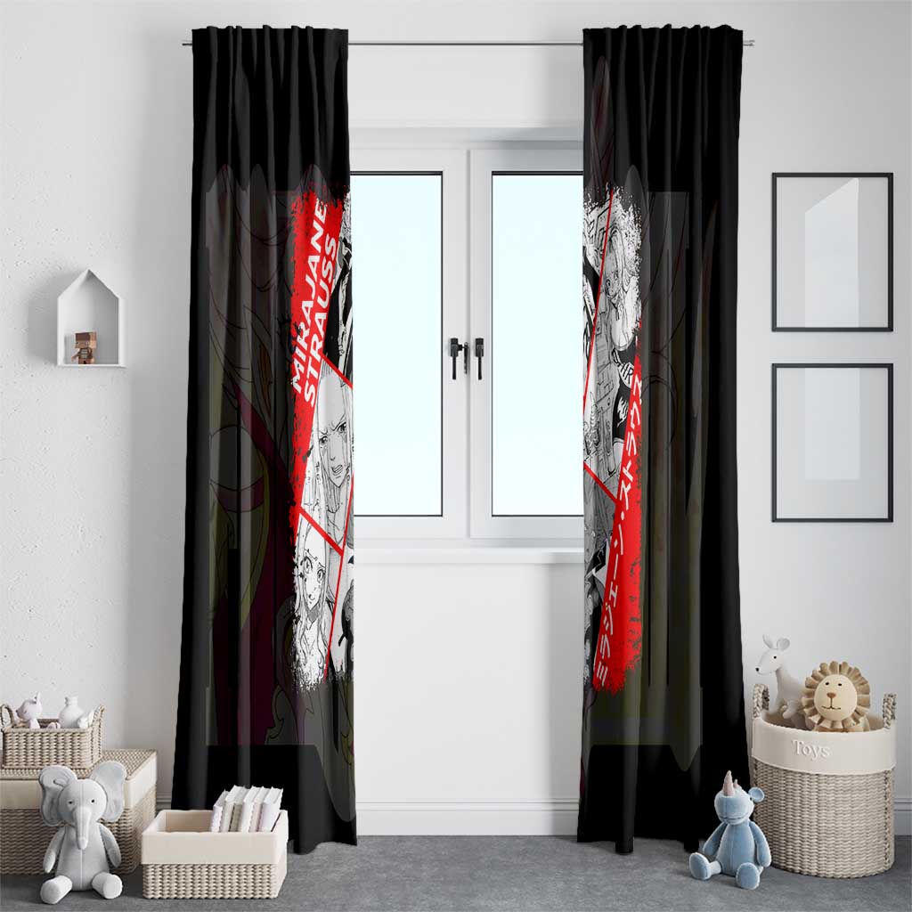 Mirajane Strauss - Fairy Tail Window Curtain Anime Style