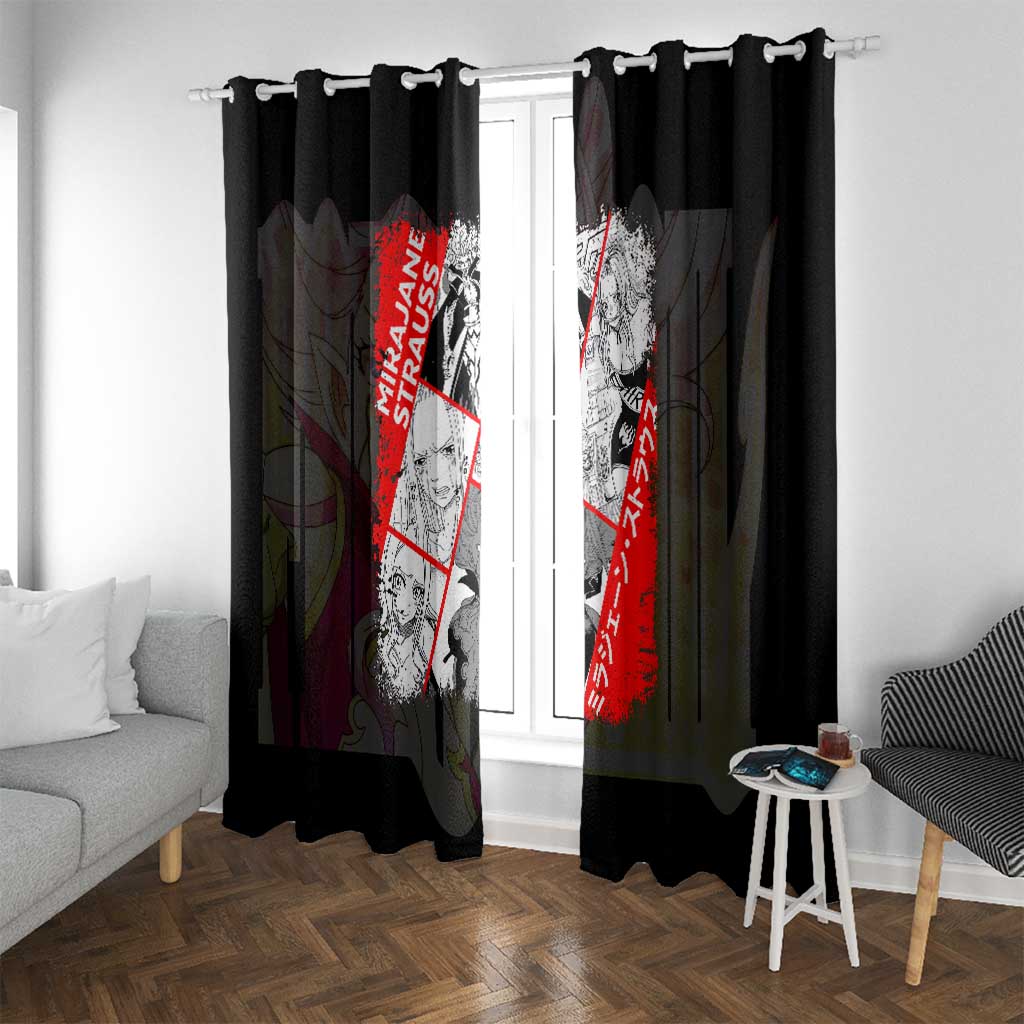 Mirajane Strauss - Fairy Tail Window Curtain Anime Style