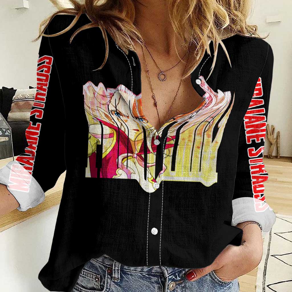 Mirajane Strauss - Fairy Tail Women Casual Shirt Anime Style