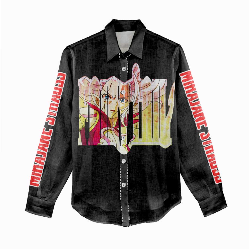 Mirajane Strauss - Fairy Tail Women Casual Shirt Anime Style