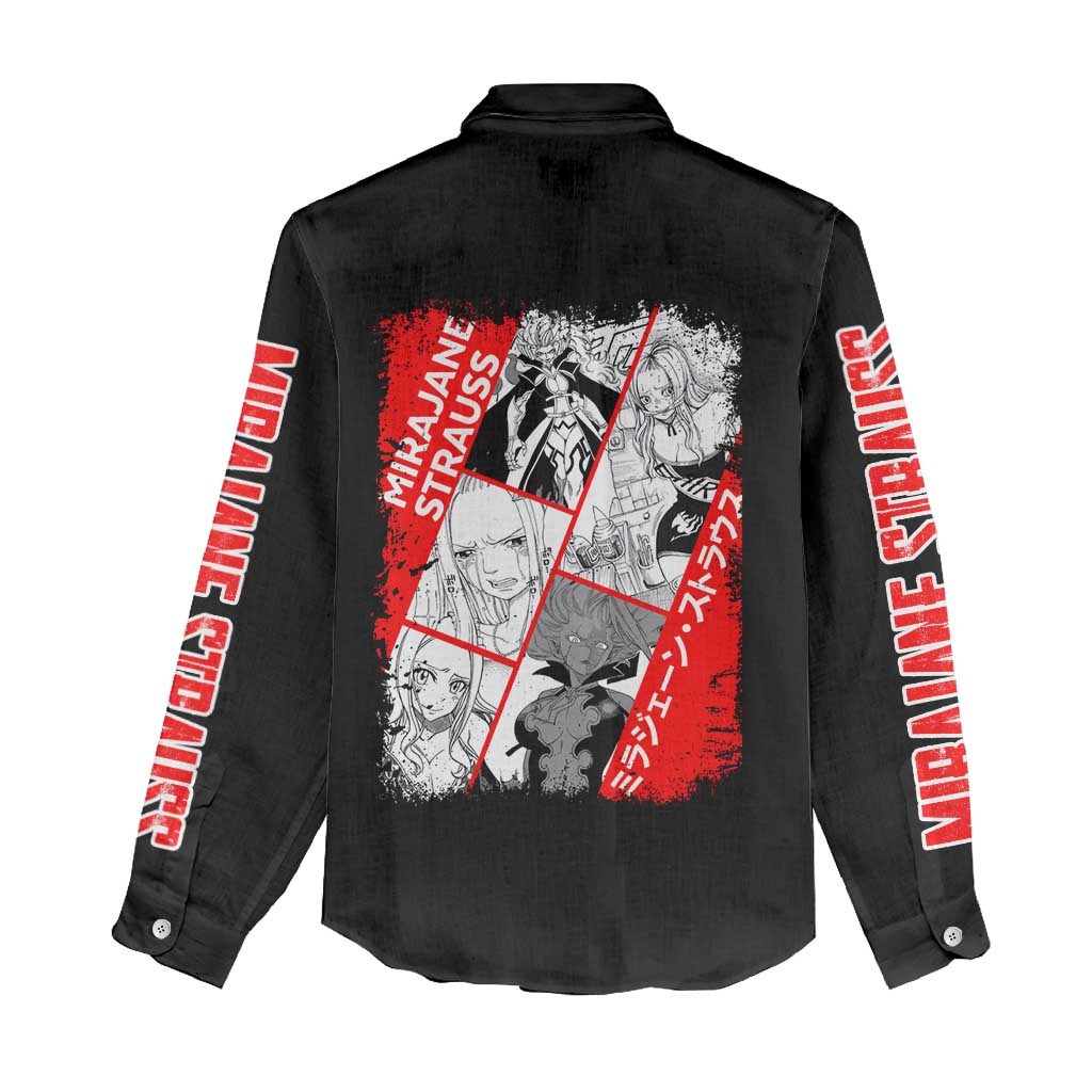 Mirajane Strauss - Fairy Tail Women Casual Shirt Anime Style