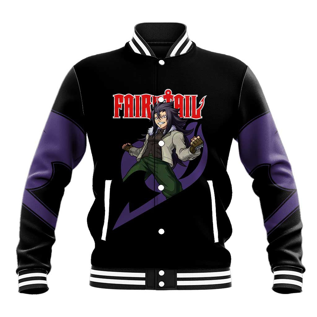 Gajeel Redfox - Fairy Tail Baseball Jacket Anime Style