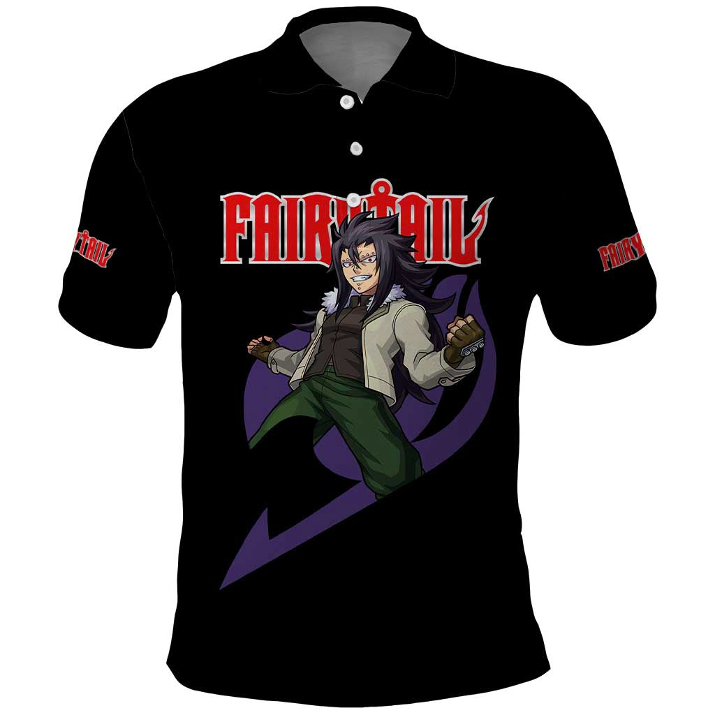 Gajeel Redfox - Fairy Tail Polo Shirt Anime Style
