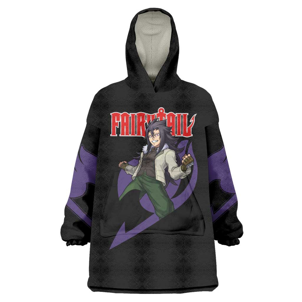 Gajeel Redfox - Fairy Tail Wearable Blanket Hoodie Anime Style