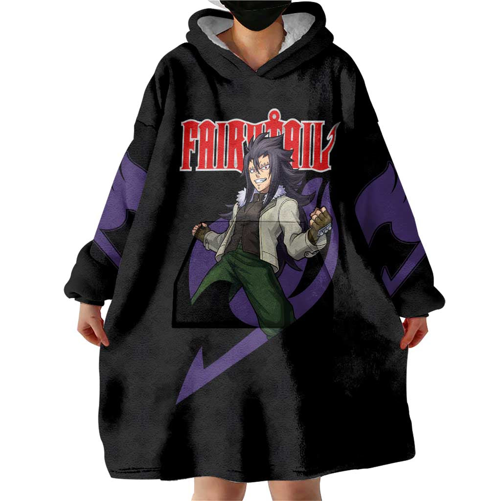Gajeel Redfox - Fairy Tail Wearable Blanket Hoodie Anime Style