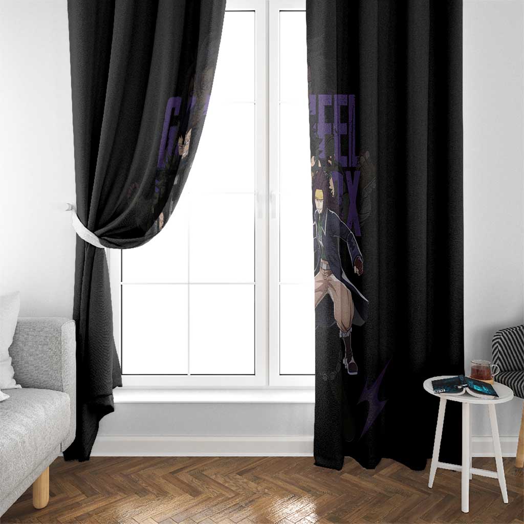 Gajeel Redfox - Fairy Tail Window Curtain Anime Style