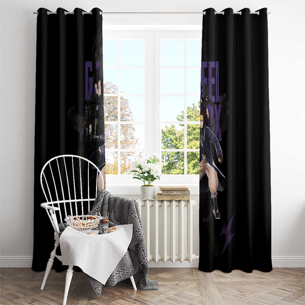 Gajeel Redfox - Fairy Tail Window Curtain Anime Style