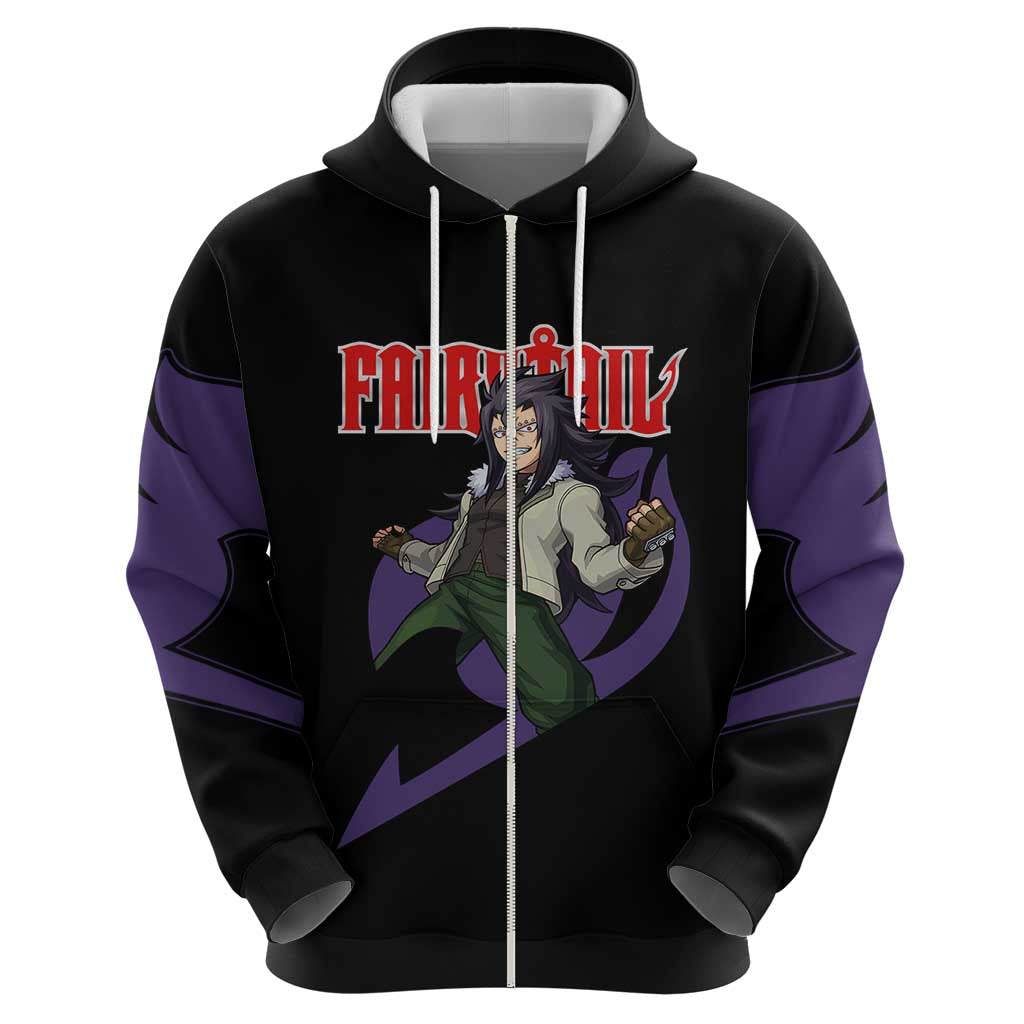 Gajeel Redfox - Fairy Tail Zip Hoodie Anime Style