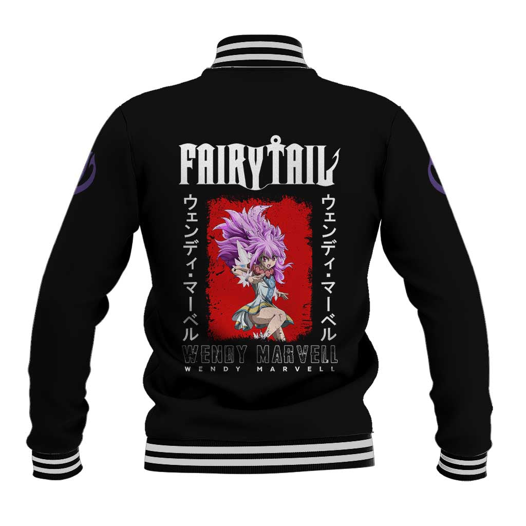 Wendy Marvell - Fairy Tail Baseball Jacket Anime Style