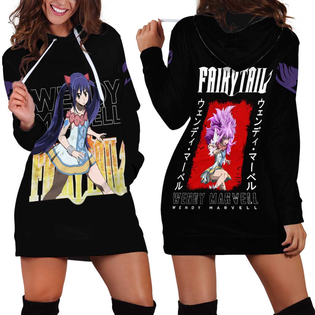 Wendy Marvell - Fairy Tail Hoodie Dress Anime Style