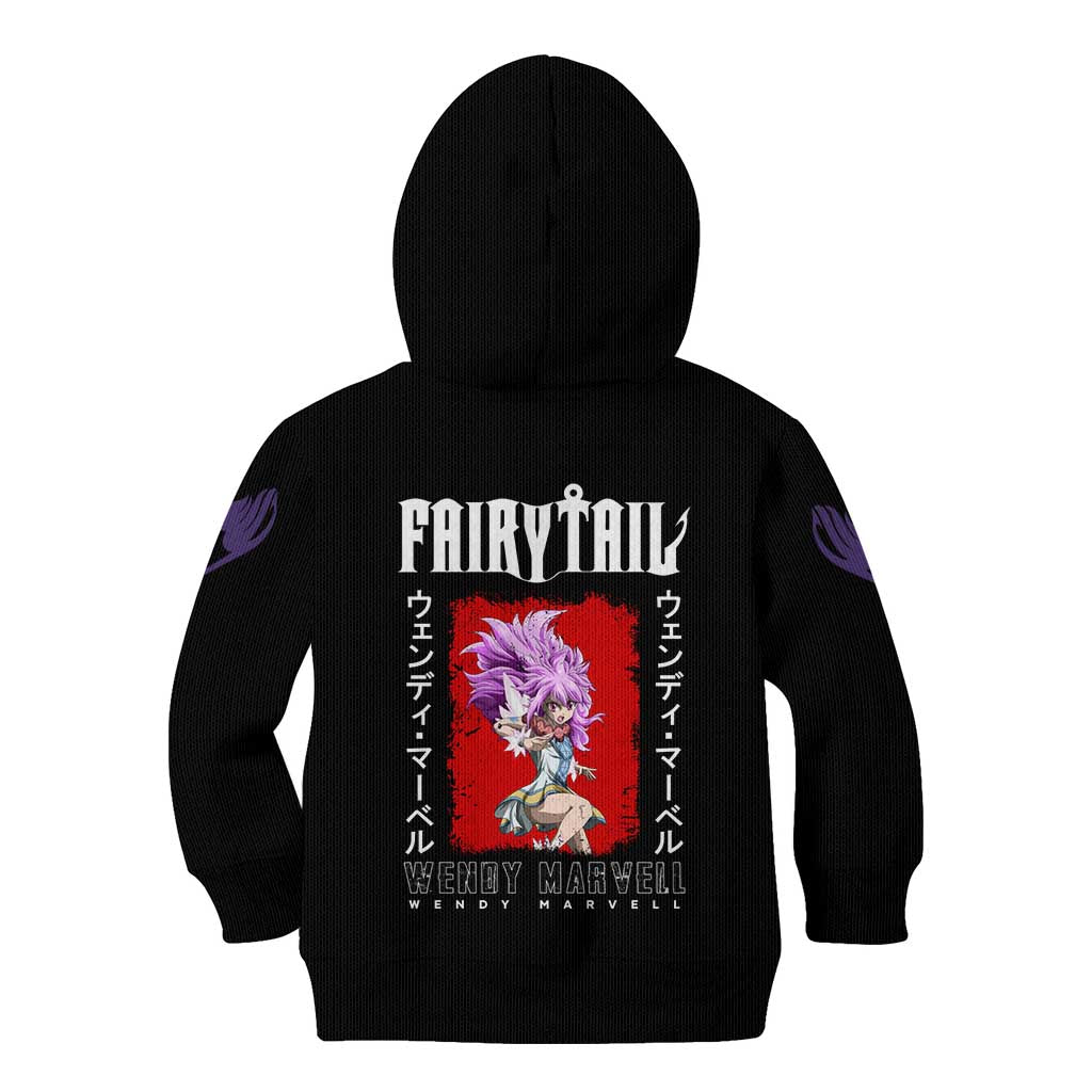 Wendy Marvell - Fairy Tail Kid Hoodie Anime Style