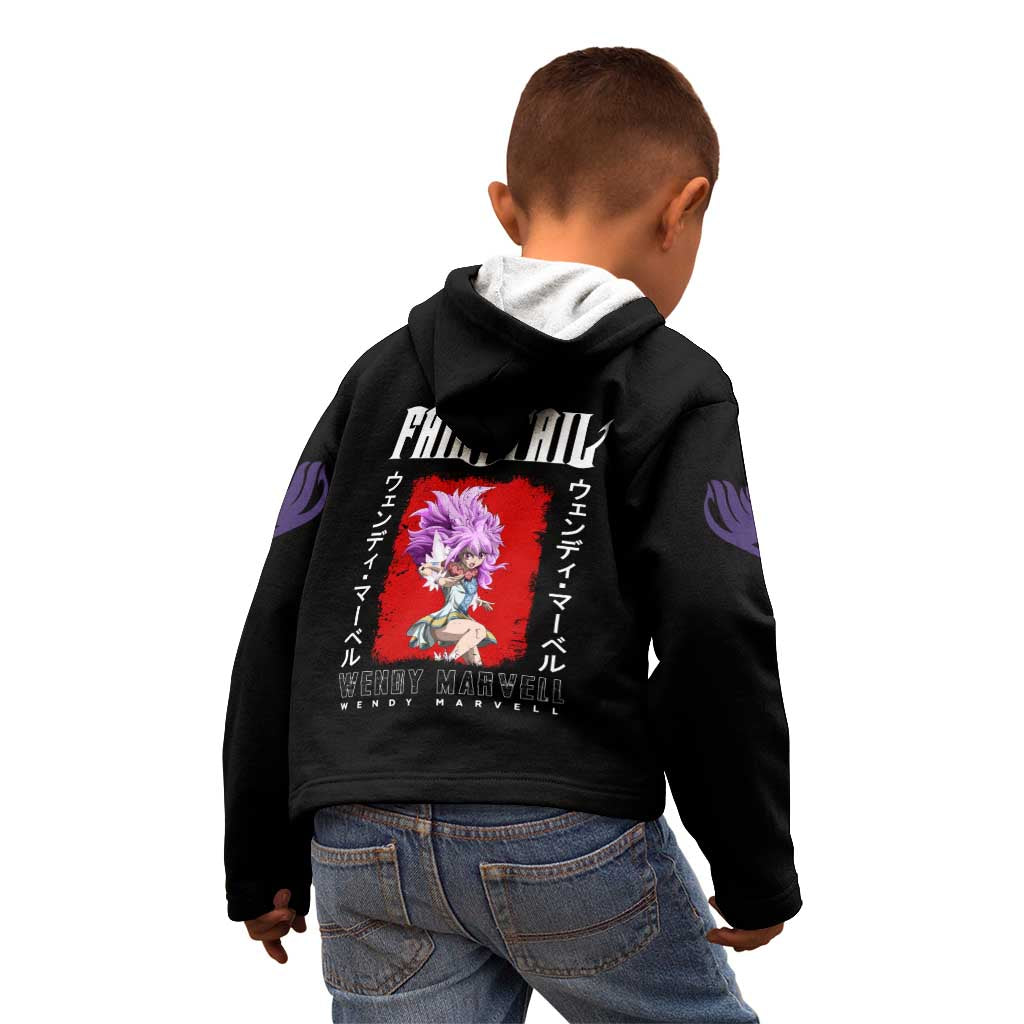 Wendy Marvell - Fairy Tail Kid Hoodie Anime Style