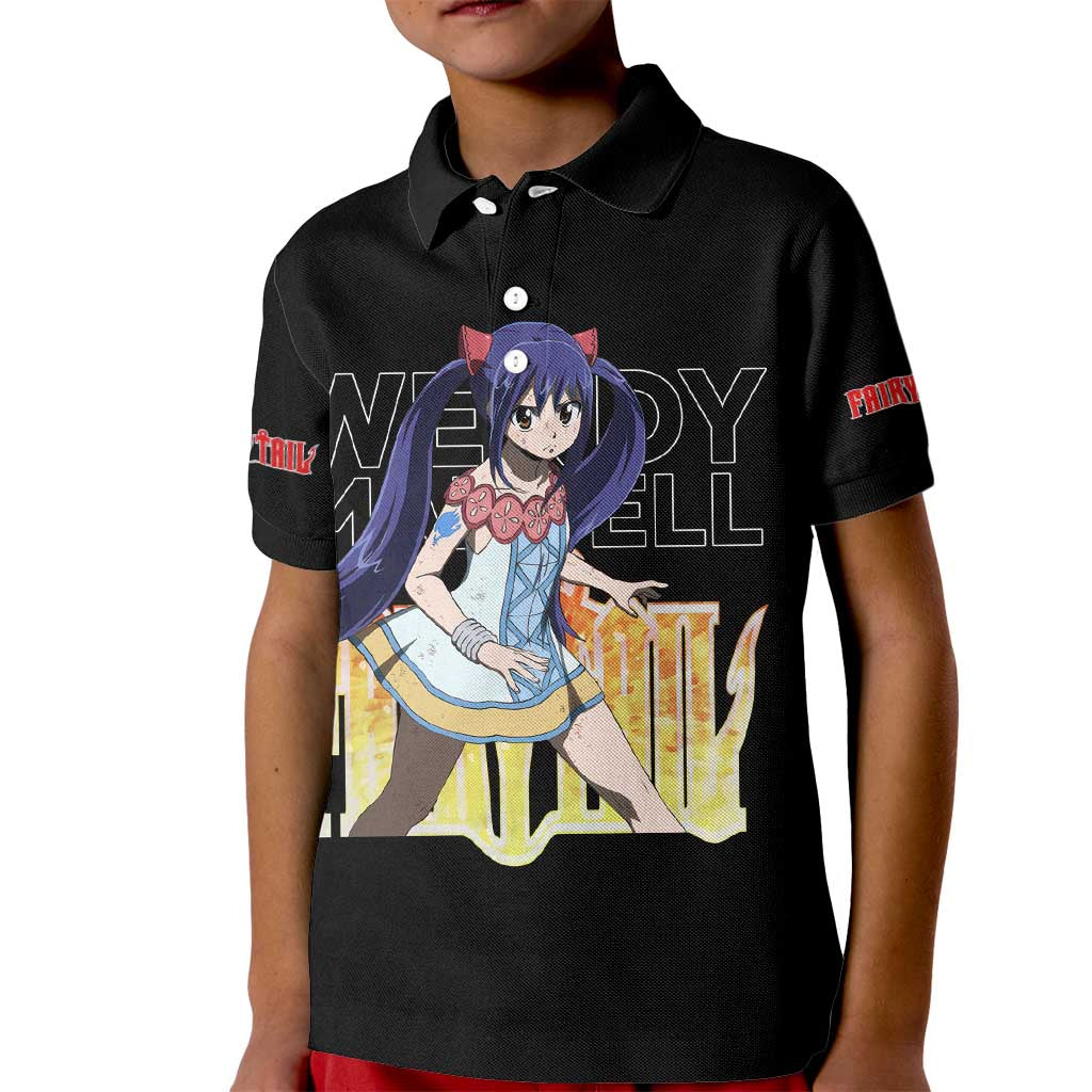 Wendy Marvell - Fairy Tail Kid Polo Shirt Anime Style