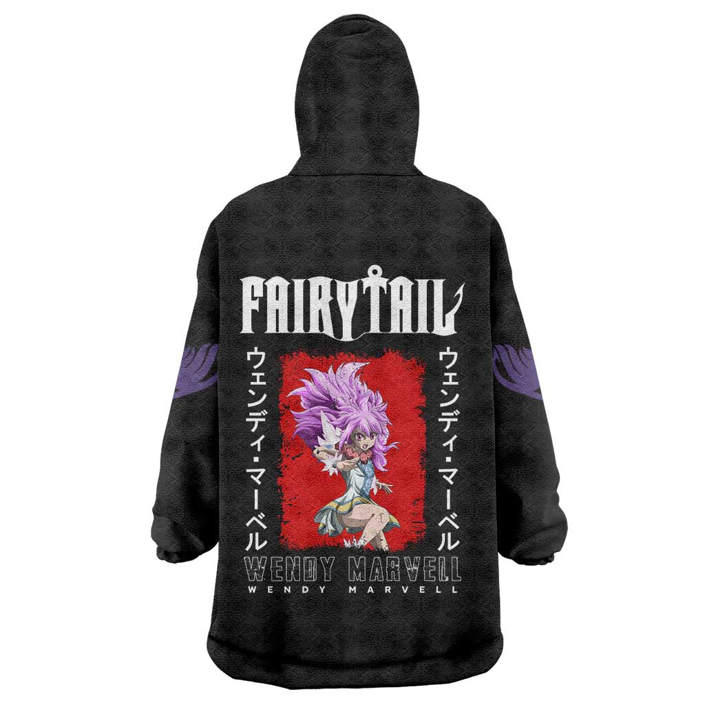 Wendy Marvell - Fairy Tail Wearable Blanket Hoodie Anime Style