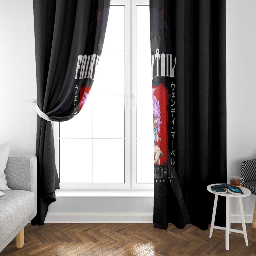 Wendy Marvell - Fairy Tail Window Curtain Anime Style