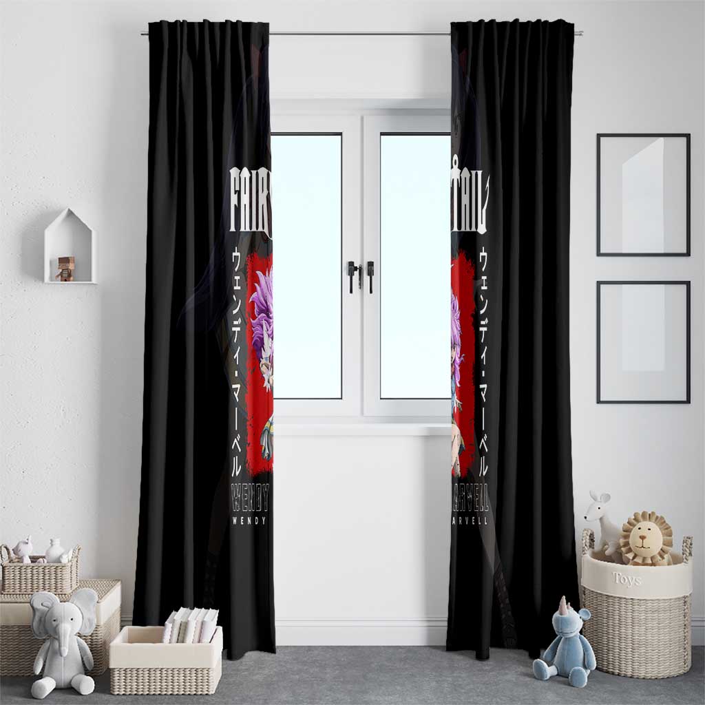 Wendy Marvell - Fairy Tail Window Curtain Anime Style
