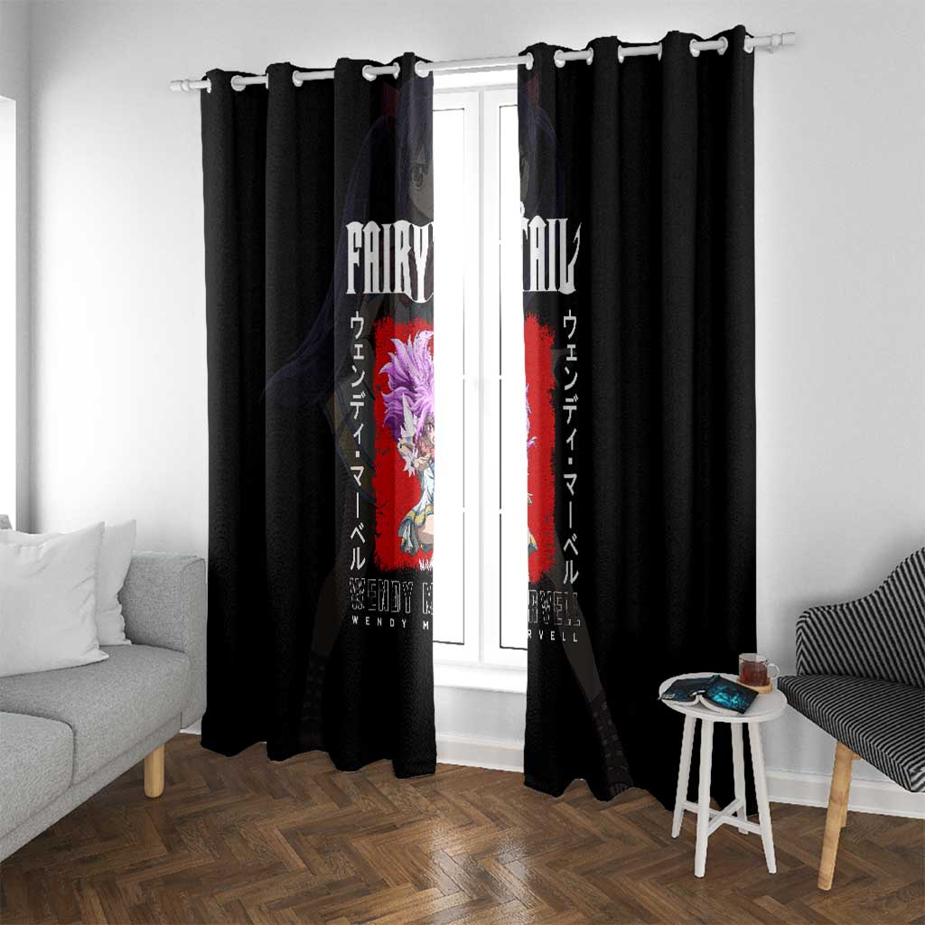Wendy Marvell - Fairy Tail Window Curtain Anime Style