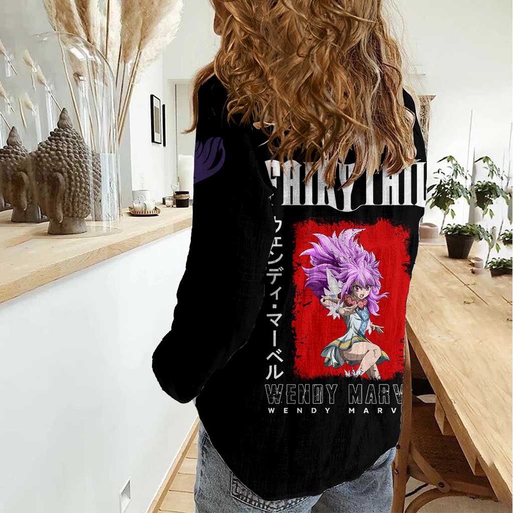 Wendy Marvell - Fairy Tail Women Casual Shirt Anime Style