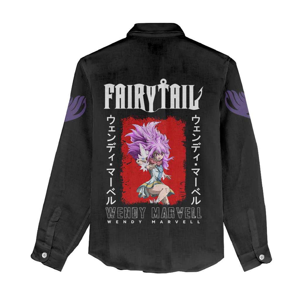Wendy Marvell - Fairy Tail Women Casual Shirt Anime Style
