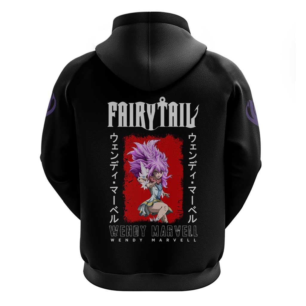 Wendy Marvell - Fairy Tail Zip Hoodie Anime Style