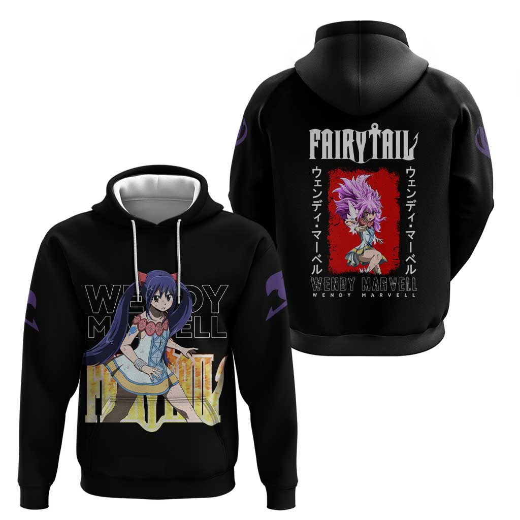 Wendy Marvell - Fairy Tail Zip Hoodie Anime Style
