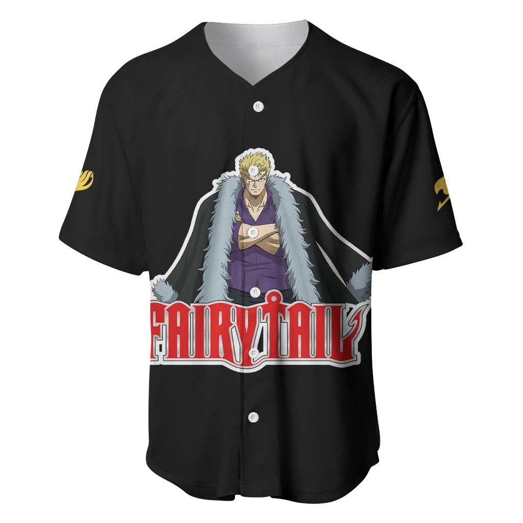Laxus Dreyar - Fairy Tail Baseball Jersey Anime Style