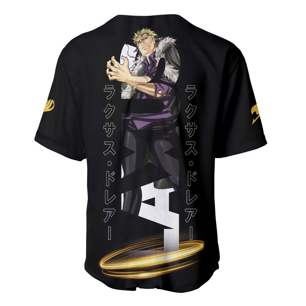 Laxus Dreyar - Fairy Tail Baseball Jersey Anime Style