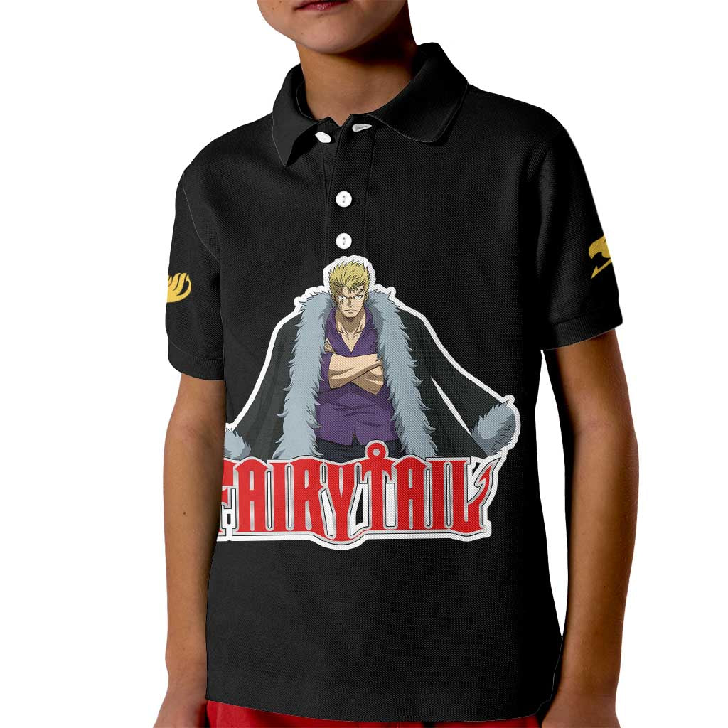 Laxus Dreyar - Fairy Tail Kid Polo Shirt Anime Style