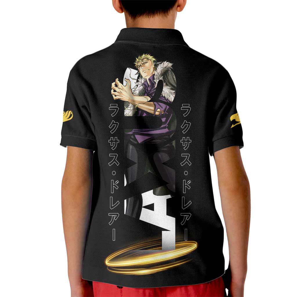 Laxus Dreyar - Fairy Tail Kid Polo Shirt Anime Style