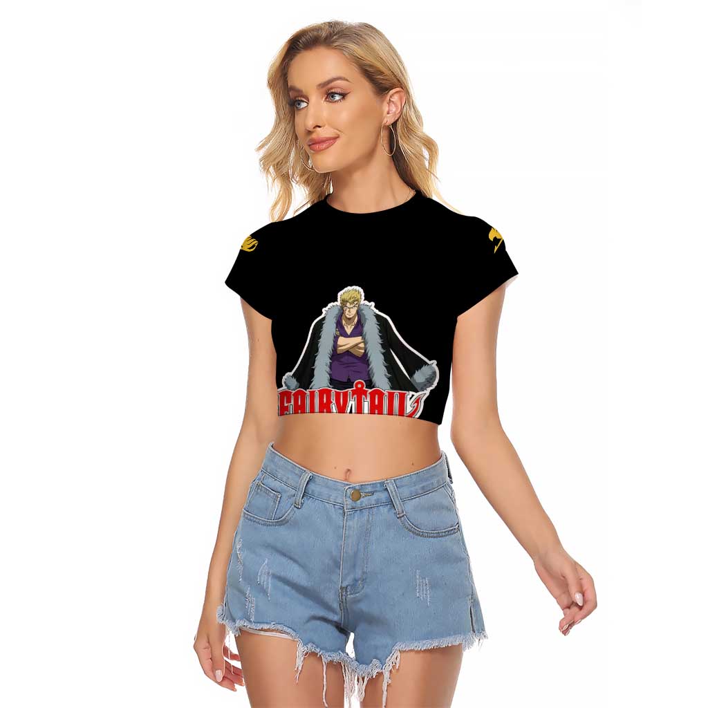Laxus Dreyar - Fairy Tail Raglan Cropped T Shirt Anime Style