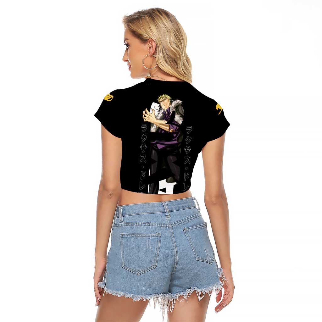 Laxus Dreyar - Fairy Tail Raglan Cropped T Shirt Anime Style