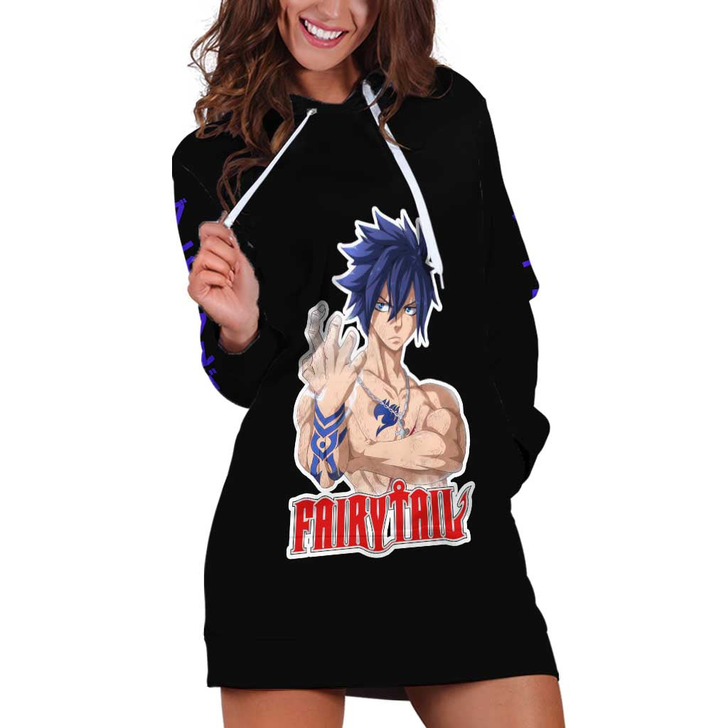Gray Fullbuster - Fairy Tail Hoodie Dress Anime Style