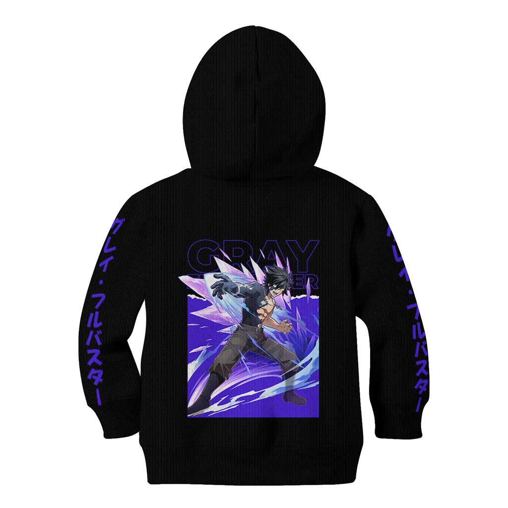 Gray Fullbuster - Fairy Tail Kid Hoodie Anime Style