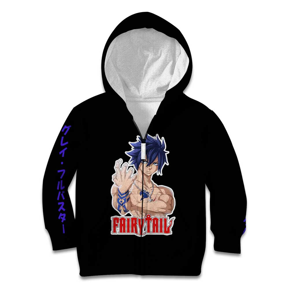 Gray Fullbuster - Fairy Tail Kid Hoodie Anime Style