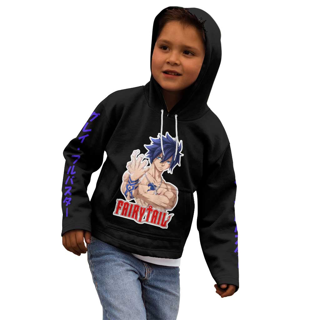 Gray Fullbuster - Fairy Tail Kid Hoodie Anime Style