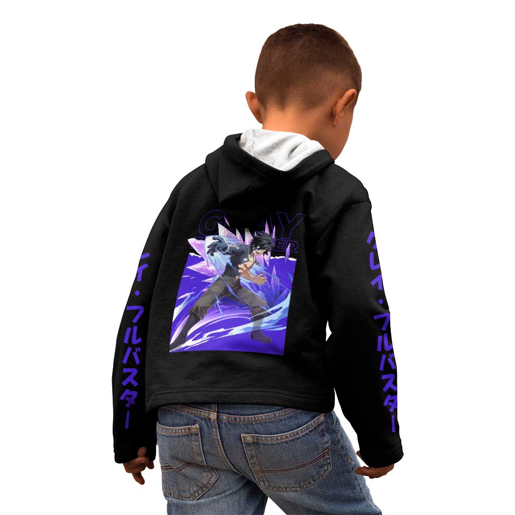 Gray Fullbuster - Fairy Tail Kid Hoodie Anime Style