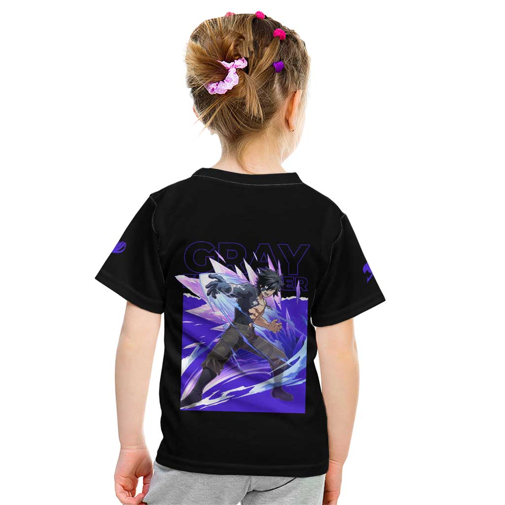 Gray Fullbuster - Fairy Tail Kid T Shirt Anime Style
