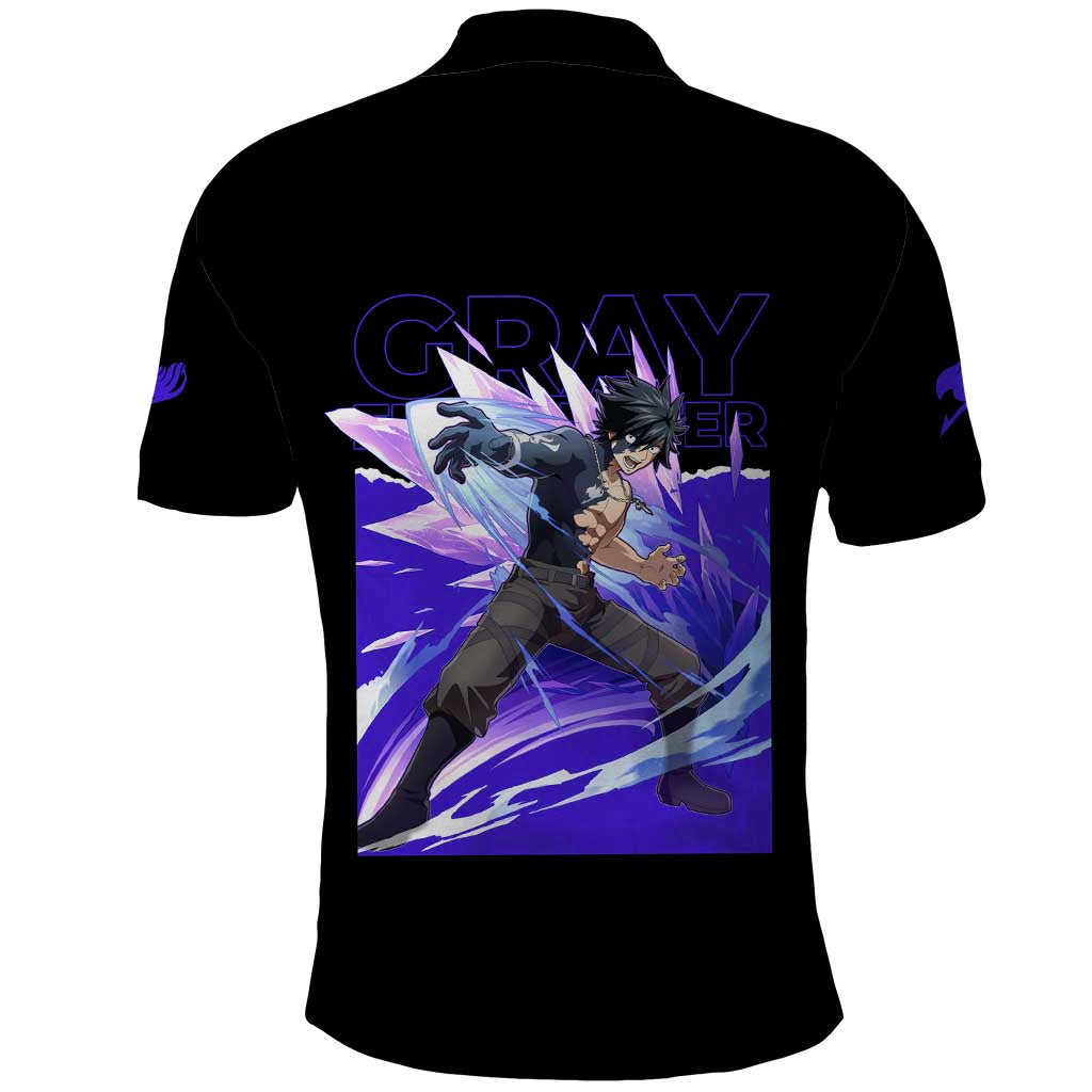 Gray Fullbuster - Fairy Tail Polo Shirt Anime Style