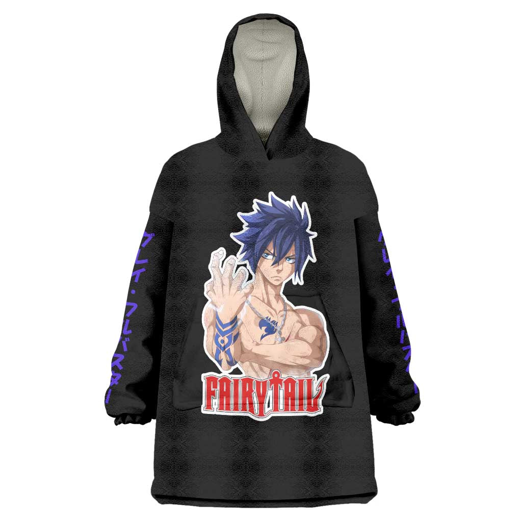 Gray Fullbuster - Fairy Tail Wearable Blanket Hoodie Anime Style