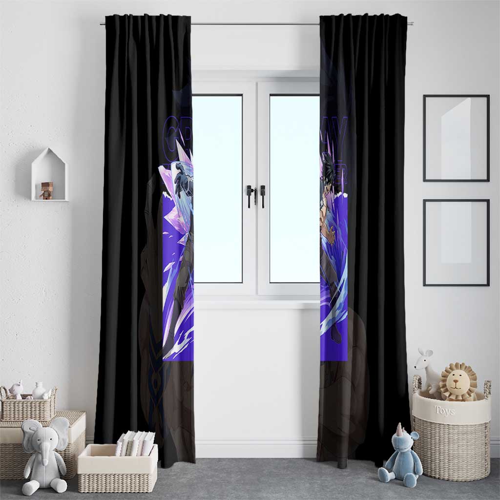 Gray Fullbuster - Fairy Tail Window Curtain Anime Style