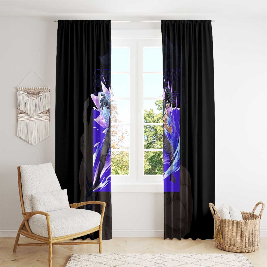 Gray Fullbuster - Fairy Tail Window Curtain Anime Style