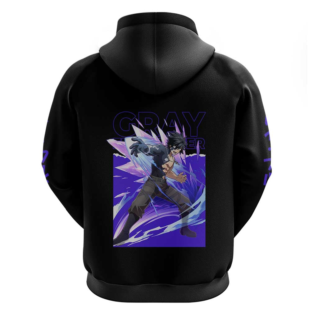 Gray Fullbuster - Fairy Tail Zip Hoodie Anime Style