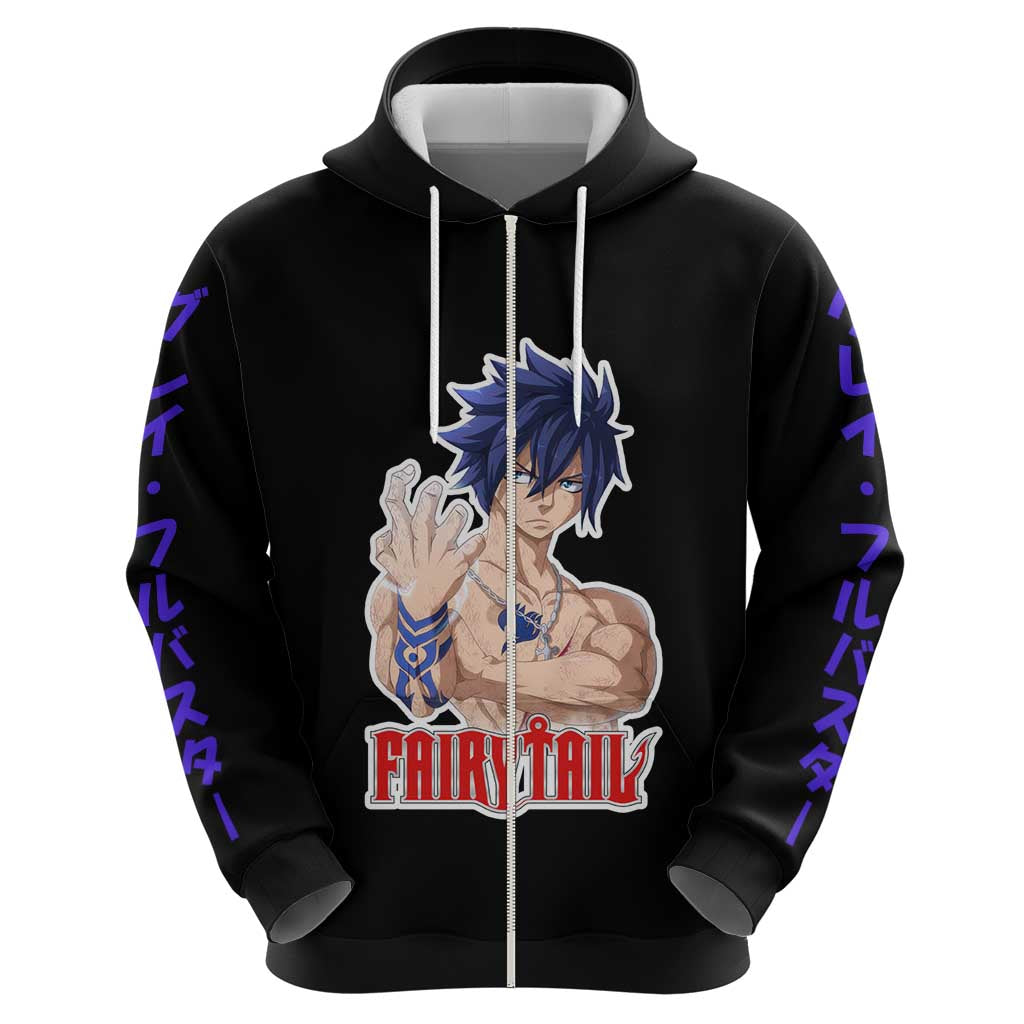 Gray Fullbuster - Fairy Tail Zip Hoodie Anime Style
