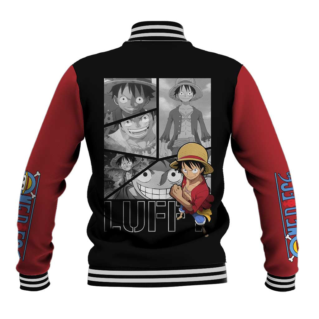 Luffy Mix Manga - One Piece Baseball Jacket Anime Mix Manga