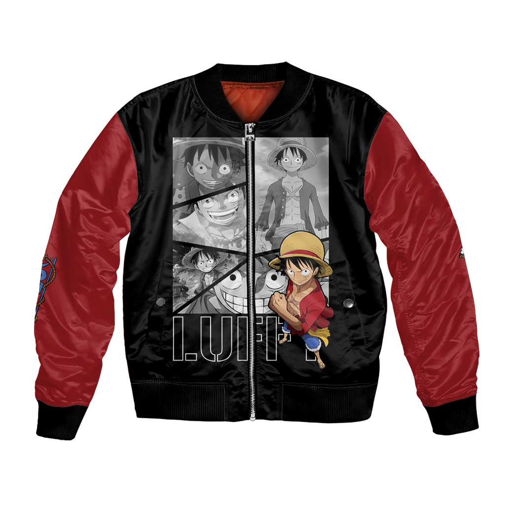 Luffy Mix Manga - One Piece Bomber Jacket Anime Mix Manga