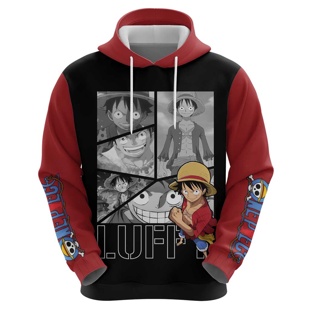 Luffy Mix Manga - One Piece Hoodie Anime Mix Manga