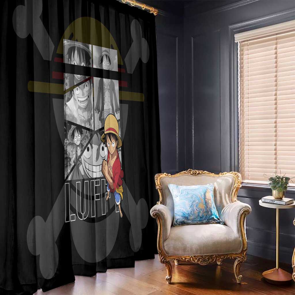 Luffy Mix Manga - One Piece Window Curtain Anime Mix Manga
