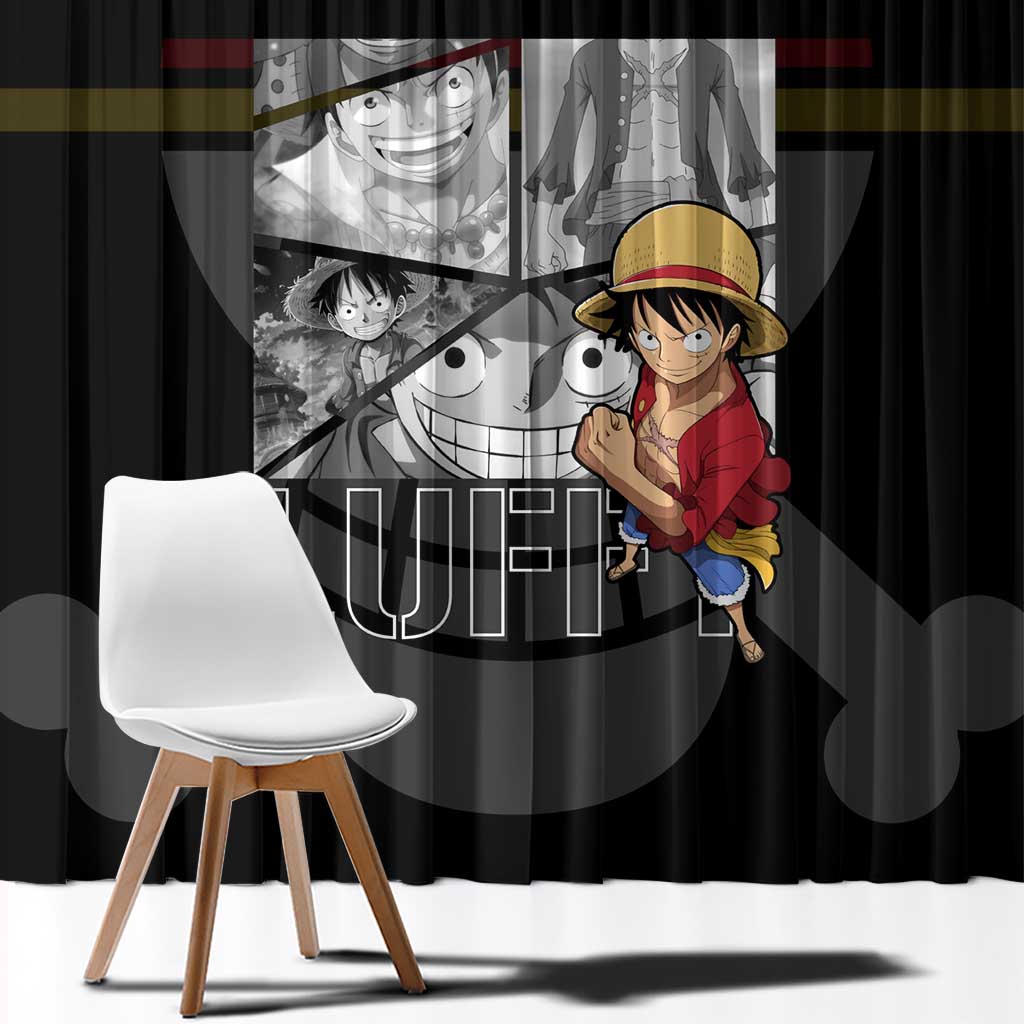 Luffy Mix Manga - One Piece Window Curtain Anime Mix Manga