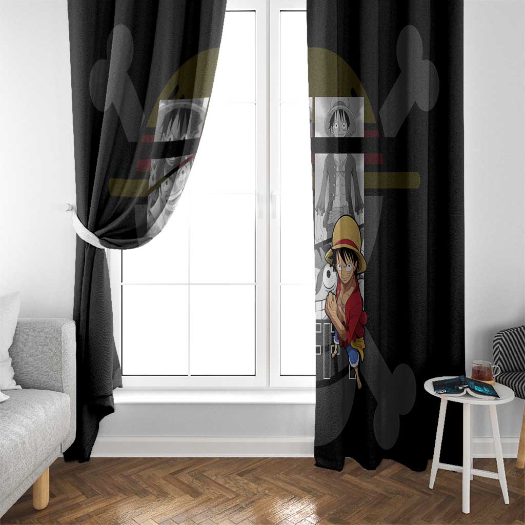Luffy Mix Manga - One Piece Window Curtain Anime Mix Manga