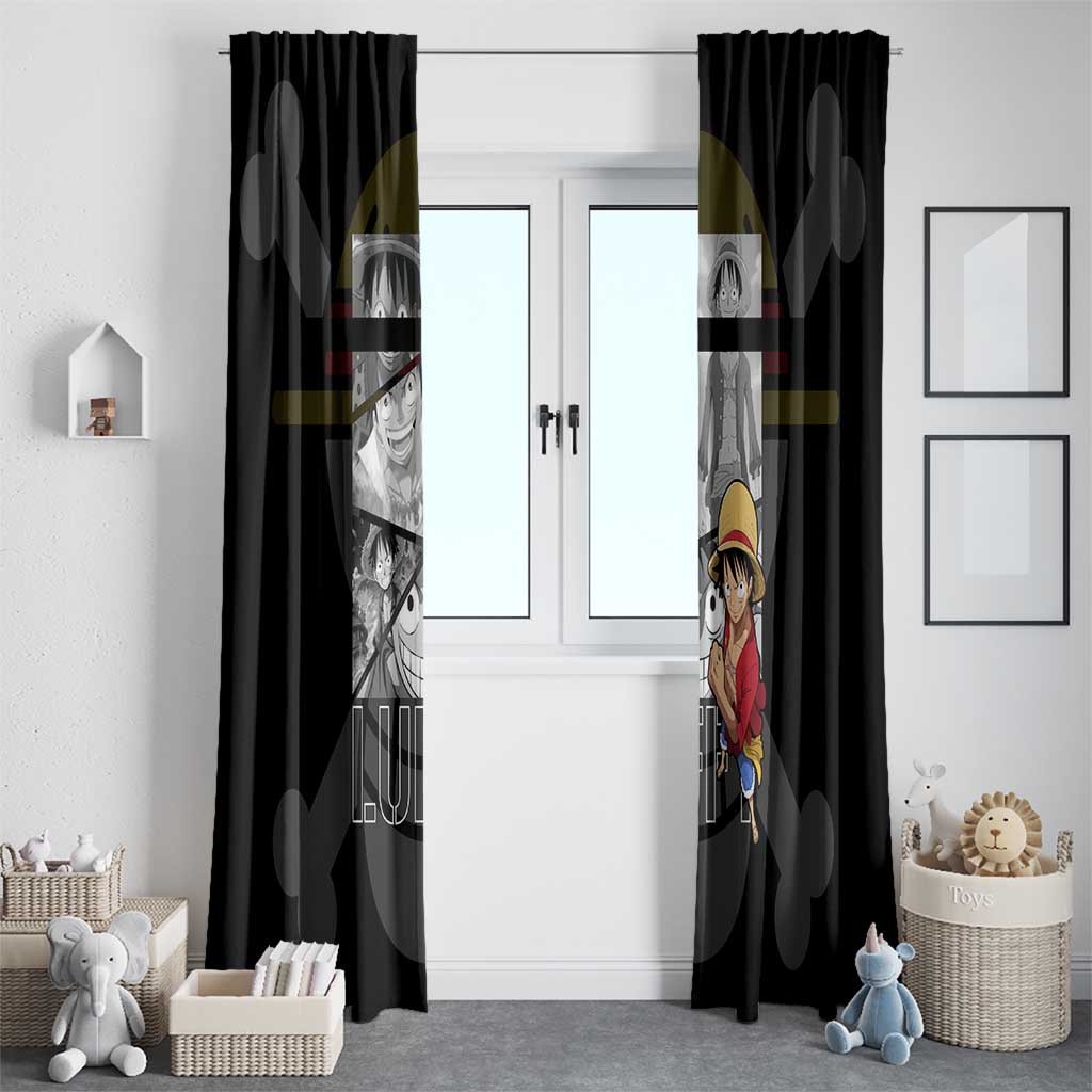Luffy Mix Manga - One Piece Window Curtain Anime Mix Manga